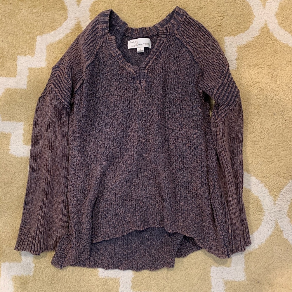 Bleached sweater